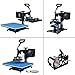 Mophorn Heat Press 12x15 Inch 5IN1 Heat Press Machine Transfer Combo Swing-Away Heat Press Machine for T Shirt Mug Plate Hat Press