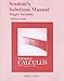 Student Solutions Manual, Single Variable, for Thomas' Calculus: Early Transcendentals