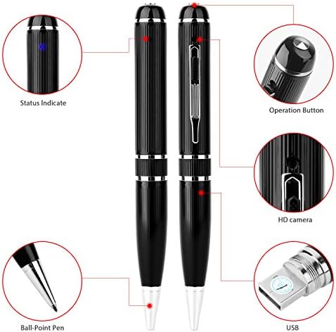 Hidden camera with 32GB GSmade Full HD 1080P Spy Pen Camera HD Video Recording Pen