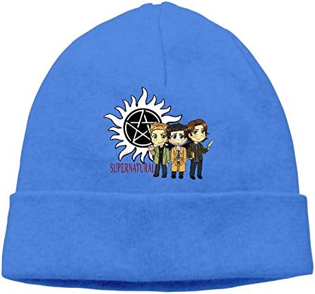SBJML Adult Supernatural Logo Beanie Skully Cap Hat Watch Hat Ski Cap Hat RoyalBlue