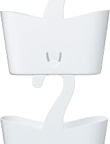 TATAY Shower Caddy Multifunctional Polypropylene 25x9x28 cm White view 4