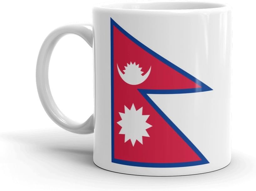 Nepal Flag 10oz Coffee Tea Mug #9163