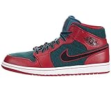 Nike Air Jordan Men's 1 One Mid Basketball Shoes Retro 633206-040