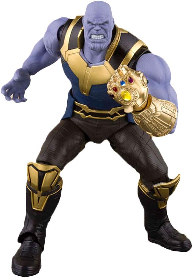 Purple GO2 Marvel Thanos can be Used to do Model Dolls - Color Height About 16cm - pre-Installed in The Plastic Box Figures 6 inches
