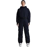 GSOU SNOW Womens Ski Suit One Piece Snow Suit Asymmetric Design Utility Jumpsuit Jacket Waterproof Insulated for Snow Sports