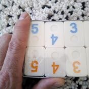 Jeu De Société Rummy Aquamarine - Version 6 Joueurs Avec Dominos Multicolores, Idéal Pour Famille