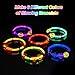 120PCs Glow Sticks Bracelets Set（Including 20PCs Glow Sticks and 100PCs Jewelry Beads）for Halloween Party Favors, Halloween Decorations and Glow in Dark Party Supplies