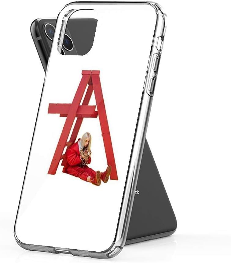 HUANRU iPhone 6 Plus/6s Plus Case Clear Anti-Scratch Shock Absorption Billie EILISH Cover Phone Cases for iPhone 6 Plus/6s Plus,Crystal Clear