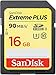 SanDisk Extreme Plus SDHC UHS-I/U3 16GB Memory Card Up to 90MB/s Read (SDSDXSF-016G-GNCIN)