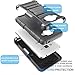 Tekcoo Galaxy Sky Case, J3 / J3 V Case, Galaxy Sol Case, [Hoplite Series] [Black] Shock Absorbing Holster Locking Belt Clip Defender Heavy Kickstand Cover for Samsung Galaxy Amp Prime/Express Prime