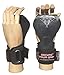 Cobra Grips PRO Weight Lifting Gloves Heavy Duty Straps Alternative Power Lifting Hooks Best for Deadlifts Wrist Wraps Support Bodybuilding (PRO Model for Men One Size, Black Rubber V2)