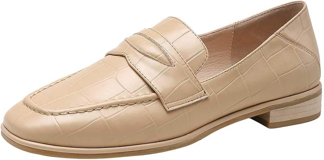 Verocara Loafers Shoes for Women Square Toe