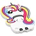 Mulafnxal Rainbow Unicorn Case for iPod Touch 5 6 5th 6th,3D Soft Silicone Cases,Cute Cartoon Animal Fun Cover,Kawaii Character Girls Kids Cool Protective Protector,Shockproof Rubber Shell for iPod6 5