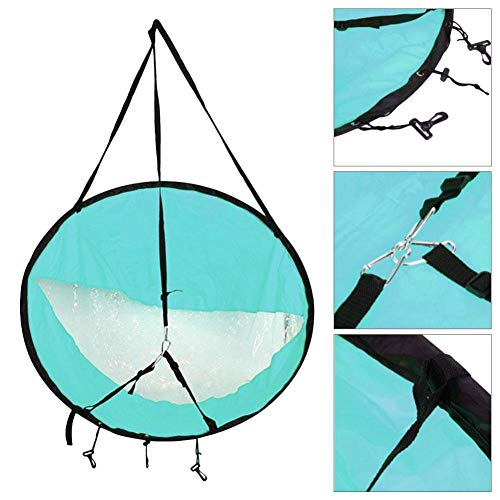 Jannyshop Durable Downwind Wind Sail Sup Paddle Board Instant Popup for Kayak Boat Sailboat Canoe Foldable