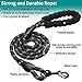 COOYOO 2 Pack Dog Leash 5 FT Heavy Duty - Comfortable Padded Handle - Reflective Dog Leash for Medium Large Dogs with Collapsible Pet Bowl