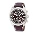 Seiko Men's Brown Dial Brown Leather Strap Chronograph Watch