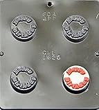 Happy Birthday Oreo Cookie Sandwich Chocolate Candy Mold