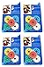 Cooplay 4 Sets of 40pcs Mini Circle Sock Clip Holders Stockings Ring Locks Washing Sorters Laundry Storage Organization Soft Rubber with 5 Multicolor (40)