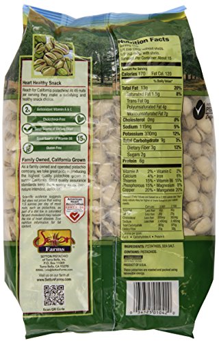 Setton Farms 2 LB Premium Pistachios Dry Roasted w/Sea Salt