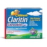 Claritin Children's Chewable Tablet, Grape, 30 Count, 5 mg