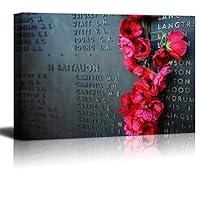 Canvas Wall Art Memorial Day Canvas Prints Home Artwork Decoration for Living Room,Bedroom - 12x18 inches