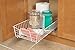 ClosetMaid 11 in. Pull Out Cabinet Organizer, Heavy Duty, Slide Out Pantry Shelves Drawers for Kitchen, Bathroom, White