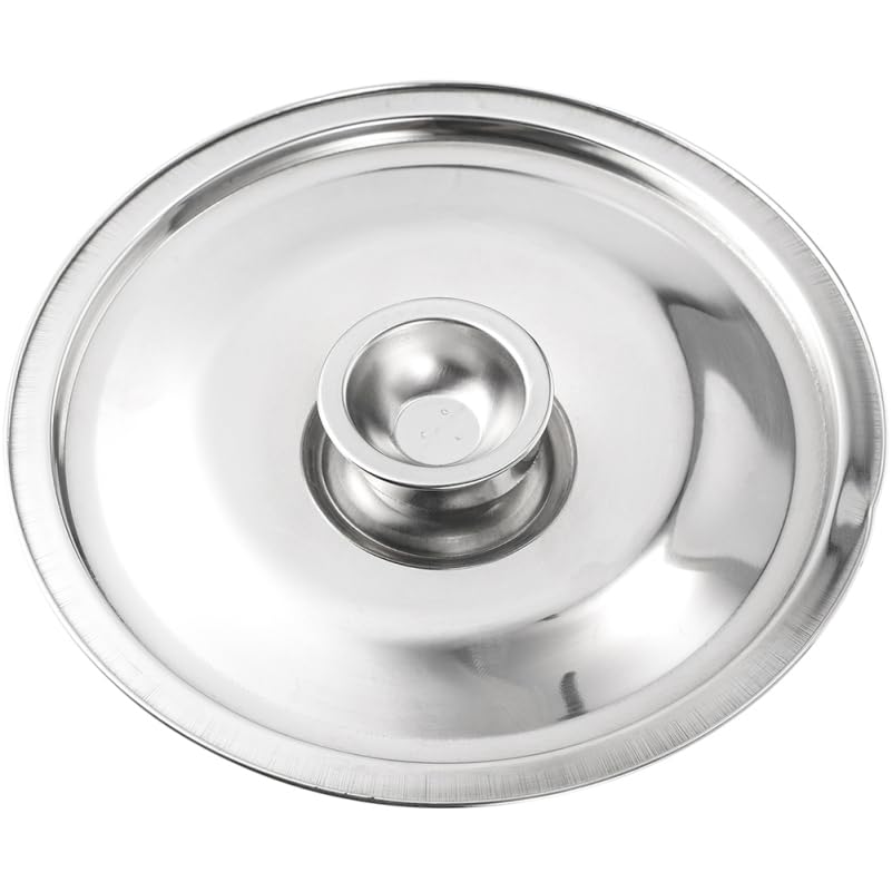 Photo 1 of Lid for Pots, Pans and Skillets: 7.87 Inch Stainless Steel Oil Cylinder Head Lid - Kitchen Universal Pot and Pan Cover - Easy to Clean with Tight Seal for Food Protection