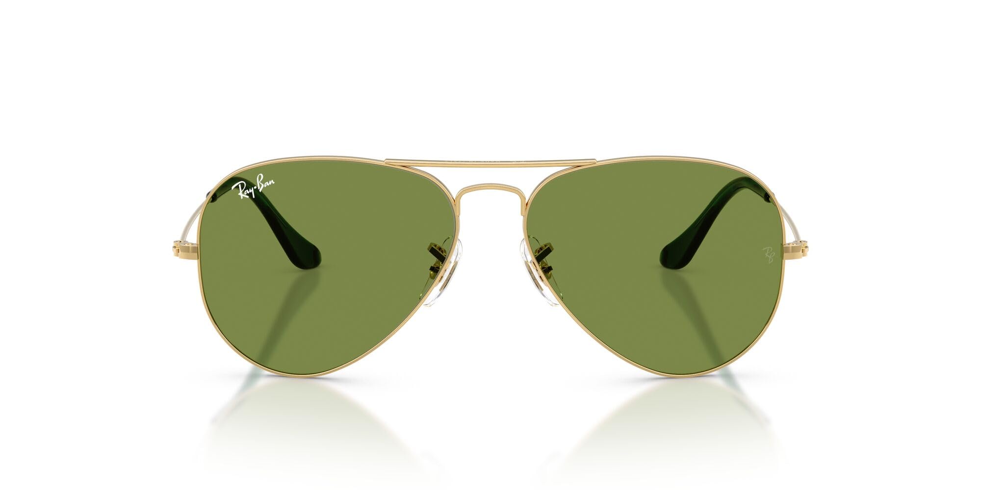 Ray-Ban RB3025 Classic Aviator Sunglasses, Gold/Green, 58 mm Image Ray-Ban RB3025 Classic Aviator Sunglasses, Gold/Green, 58 mm Image