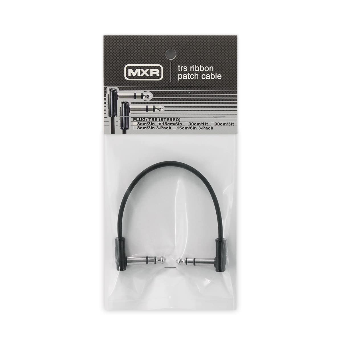 MXR リボンパッチケーブル ステレオ仕様 15cm(6インチ)TRS RIBBON PATCH CABLE DCISTR06R【国内正規品】商品画像