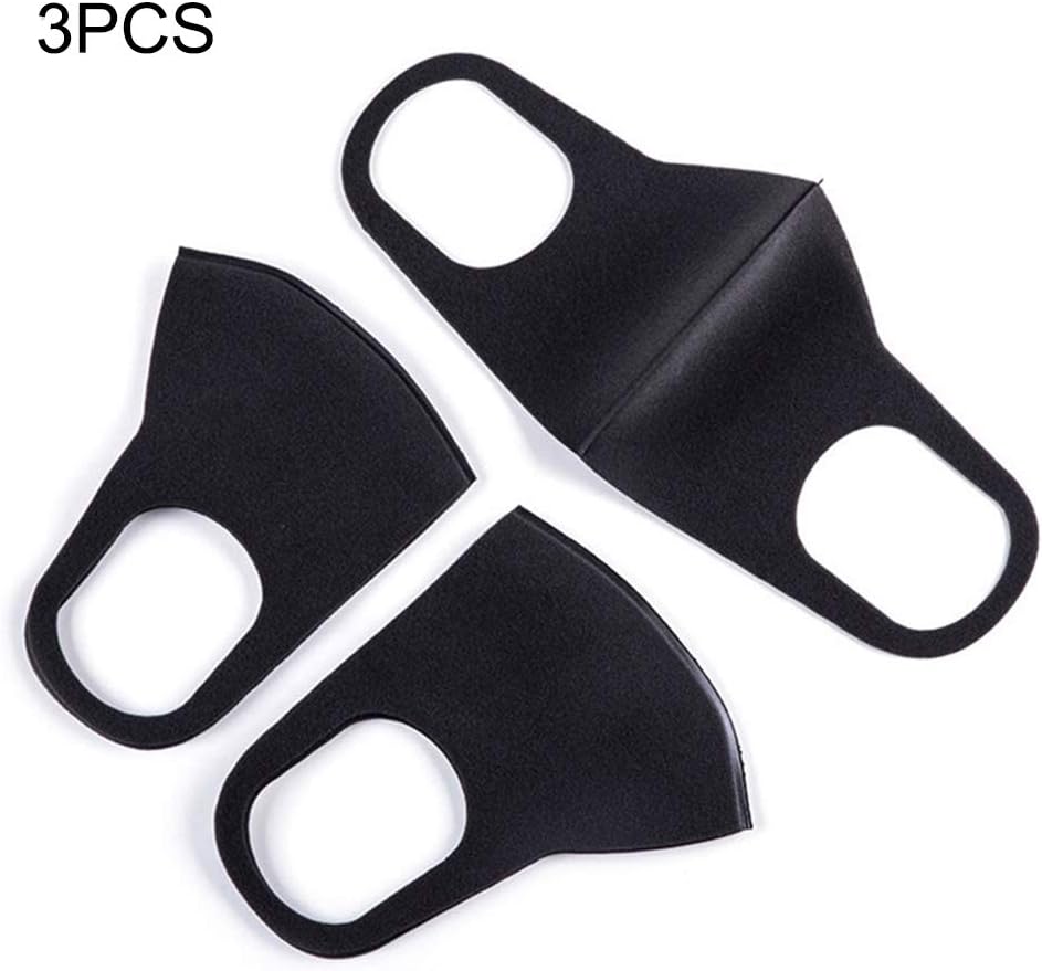 QCUTEP Kids Dust Mask, 3 PCS Sponge Mouth Mask, Anti-Pollution Warm Windproof Mouth Masks Washable Reusable Respirator Mask for Pollen Allergy Running Cycling Outdoor Activities
