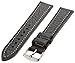 Hadley-Roma Men's 18mm Leather Watch Strap, Color:Black (Model: MSM894RA-180)