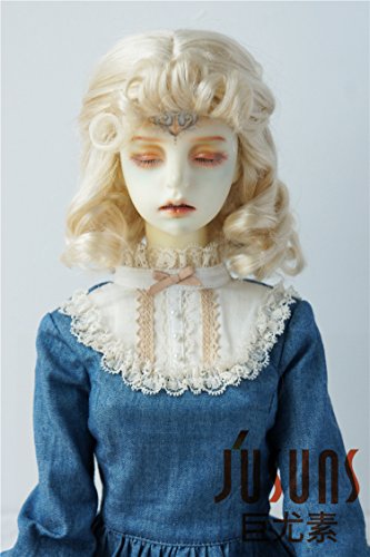 JD380 8-9' Harry Potter Movie Blond Hermione Doll wigs 21-23CM 1/3 SD synthetic mohair BJD Wig