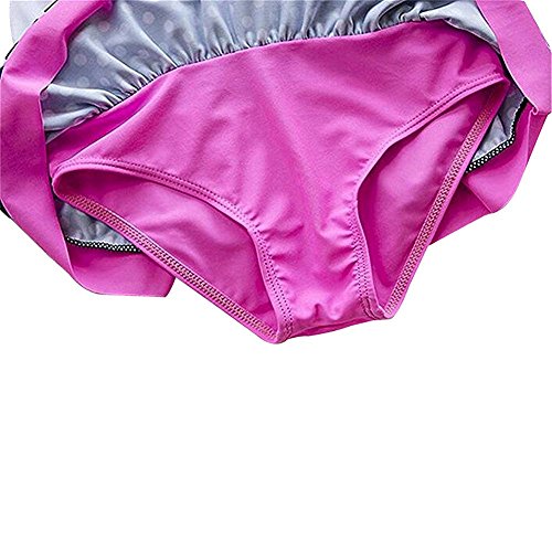 Toddler Baby Girl Swimsuit Two Pieces Kid Long Sleeve Rash Guard UPF 50+ (3-9)