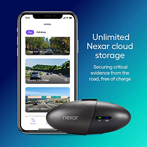 Dash Cam Powered by Nexar, 1080p Full HD, Cloud Storage for Video Clips and 32GB SD Card Included, Small & Discreet 155° Wide Angle Car Camera, G-Sensor and GPS, Loop Recording, Easy to Install - Thumbnail 4