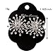 Zebratown Flower Shape Rhinestone Crystal Shoe Clips for Prom Party