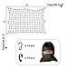 Towever 3'x4' Bungee Cargo Net Long Stretches to 6'x8' 8cm x 8cm Mesh Net Small Large Cargo Loads Tighter for Rooftop Cargo Carrier