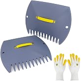 Jardineer Leaf Scoops and Claws, Lightweight Leaf Grabber Claws, Yard Scoops for Leaves, Grass, Lawn Clippings, Twigs or Debris (1 Pack)