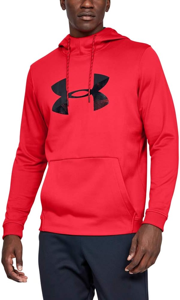 men's big logo under armour hoodie