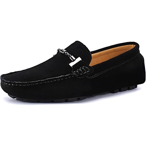 Men's Slip-on Penny Loafers Suede Leather Driving Shoes Casual