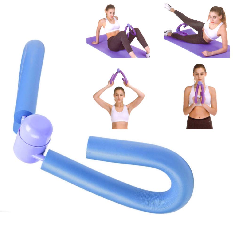 FFITNESS FSTM028C Thigh Master Exercise Equipment for Training Legs and Arms | Home Fitness Trimmer | Inner Thigh Training (Light Blue)