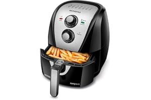 MONDIAL Fritadeira Sem Óleo Air Fryer 4L, Preto/Inox, 1500W, 220V - AFN-40-BI