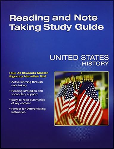  High School United States History 2016 Reading And Notetaking Study Guide Grade 10 9780328880331 Savvas Learning Co Books