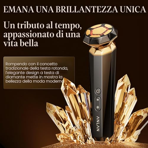 ANLAN Radiofrequency Facial Massager 18K Gold Anti-Wrinkle Professional Anti-Ageing Sensitive Skin Available