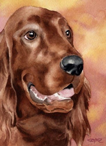 irish setter painting