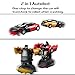 Tatuo 3 Pieces Robot Car Toy 2 in 1 Deformation Car for Kids Boys Playing Christmas Birthday Gifts (Blue Yellow and Red)