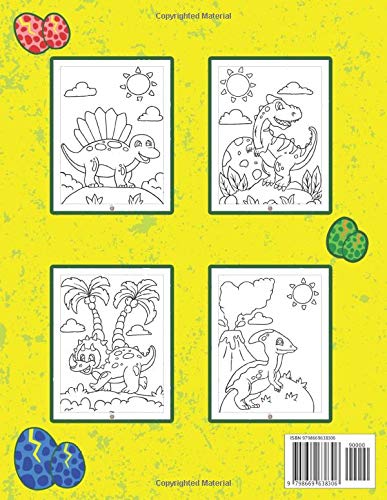 Dinosaur Coloring Book for Kids Ages 3 and up: Great Gift for Boys & Girls, Fantastic Dinosaur Coloring Book for Boys, Girls, Toddlers, Preschoolers
