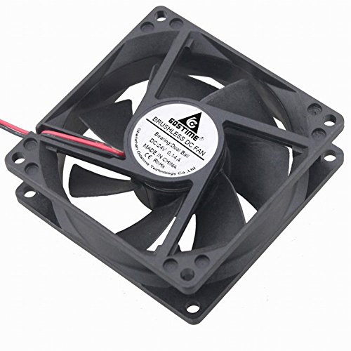 GDSTIME 80mm x 80mm x 25mm DC 24V Ball Bearing Brushless Cooling Cooler Case Fan
