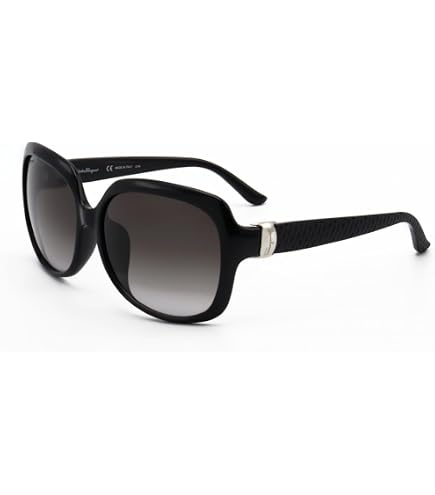 Amazon.com: Salvatore Ferragamo Geometric Sunglasses SF942S 007
