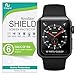 (6-Pack) Apple Watch 42mm Screen Protector (Series 3 2 1) RinoGear Case Friendly iWatch Screen Protector for Apple Watch Series 3 42mm Accessory Clear Film primary