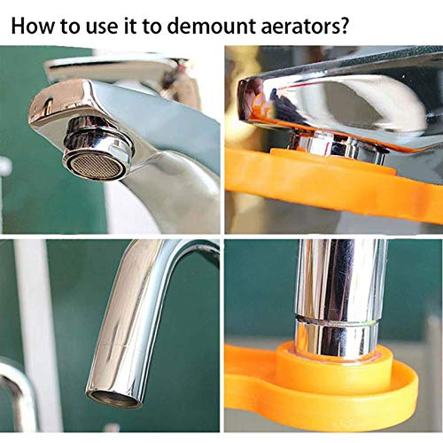 Faucet Bubbler Wrench Tool, Water Outlet Universal Plastic Faucet